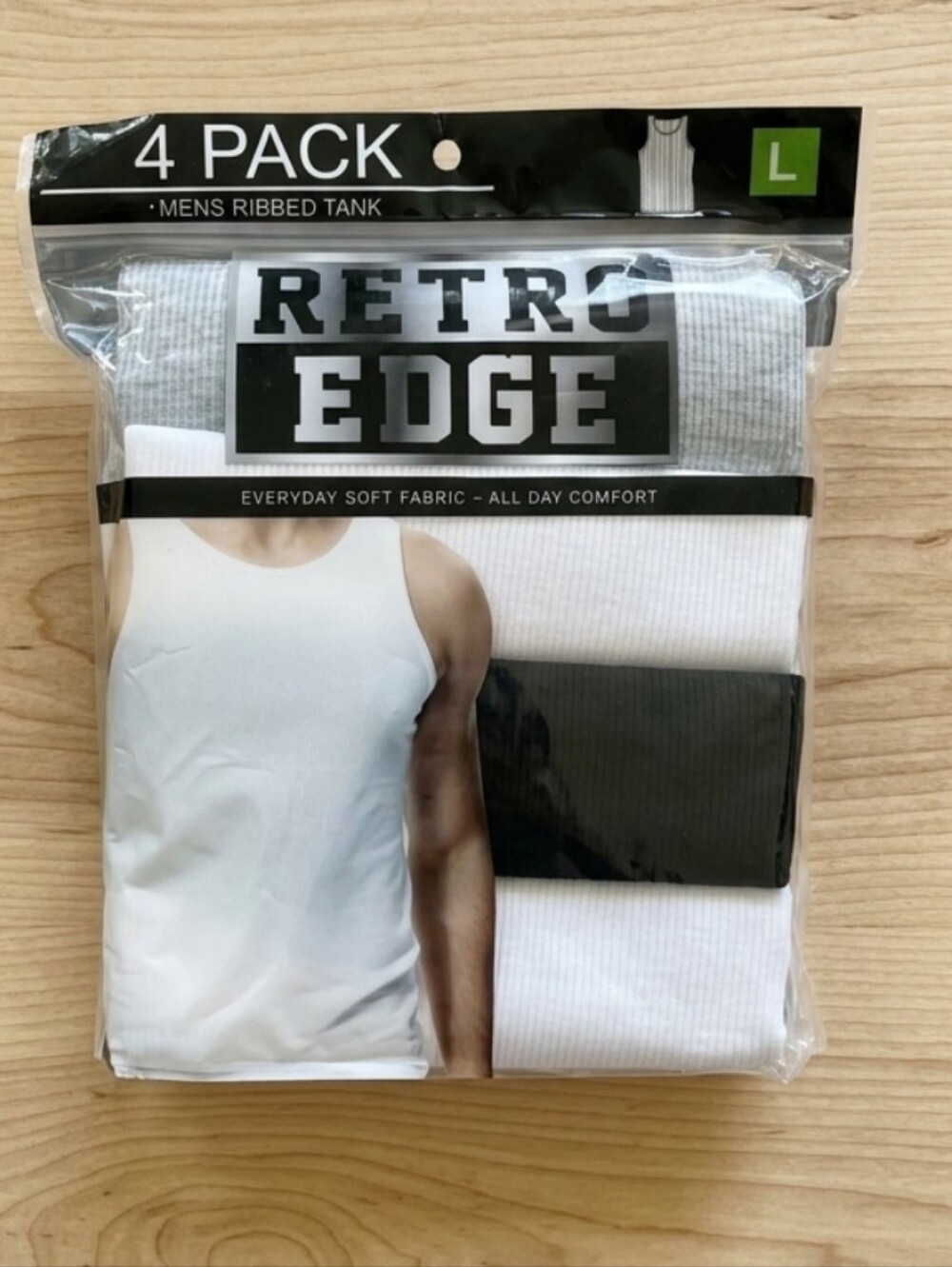 4 Pack Ribbed Tank Tops